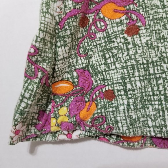 Free People skirt Small daisy floral cherry grape leaf print mini stretch summer - Picture 11 of 14